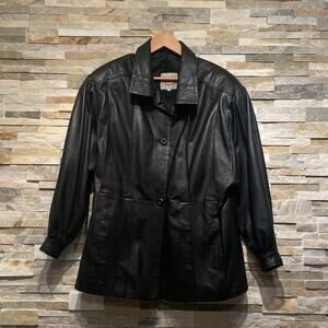Vintage Antonio da Pescaro Black Leather Jacket | Made in Italy, 8